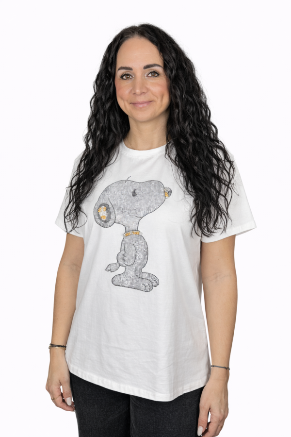 Tričko s třpytivým motivem Snoopy